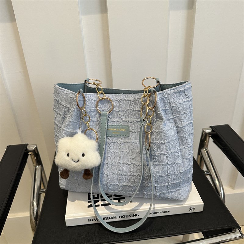 Large capacity fashion handbag versatile casual bag ladies gentle tote bag