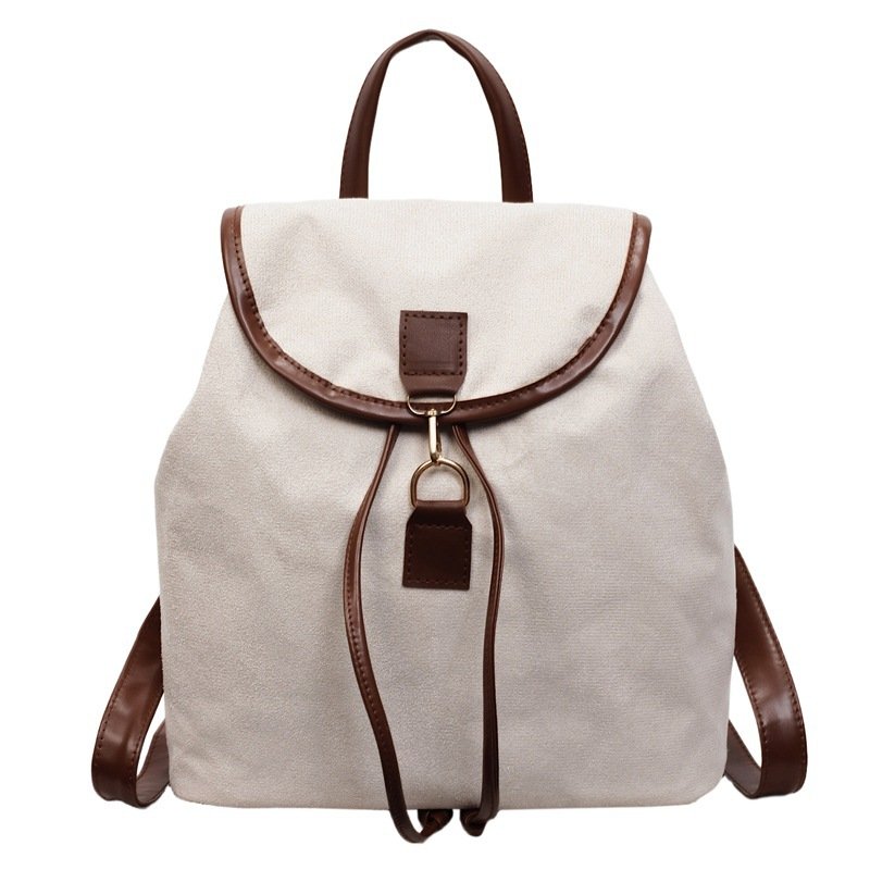 Retro Style Fashion Casual Handheld Small Backpack Women's Commuting and Outing Storage Women's Bag Versatile Women's Backpack - Image 9