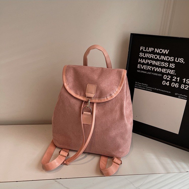 Retro Style Fashion Casual Handheld Small Backpack Women's Commuting and Outing Storage Women's Bag Versatile Women's Backpack