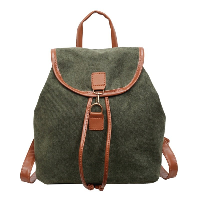 Retro Style Fashion Casual Handheld Small Backpack Women's Commuting and Outing Storage Women's Bag Versatile Women's Backpack - Image 5