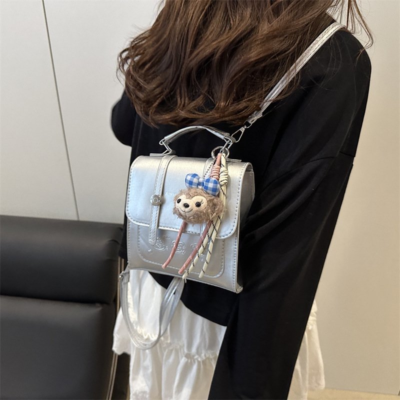 Textured small handbag for women, trendy commuting shoulder handbag - Image 8