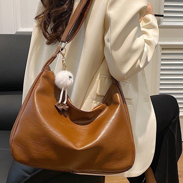Winter large-capacity women's bag, urban simple and popular women's bag, crossbody bag, fashionable shoulder bag