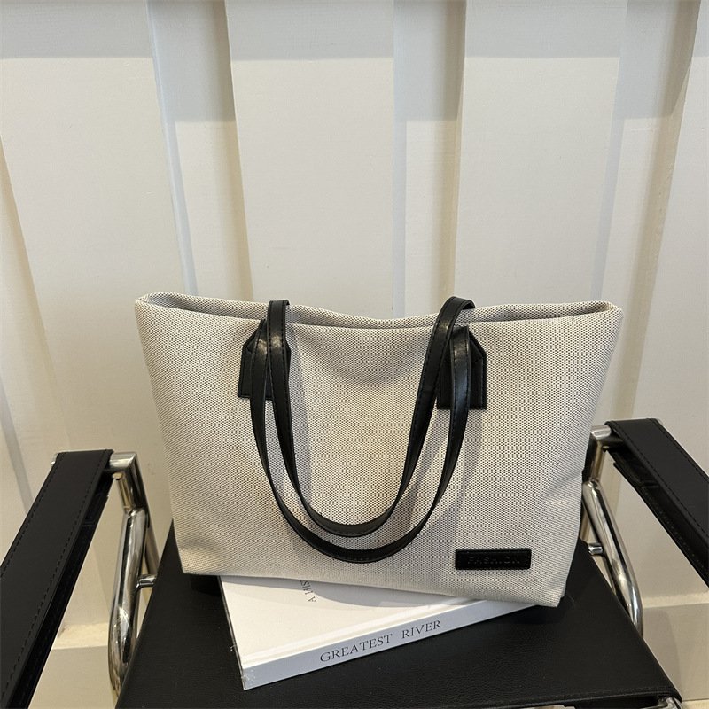 Large-capacity bag women's portable shoulder bag high-quality women's commuter tote bag for class