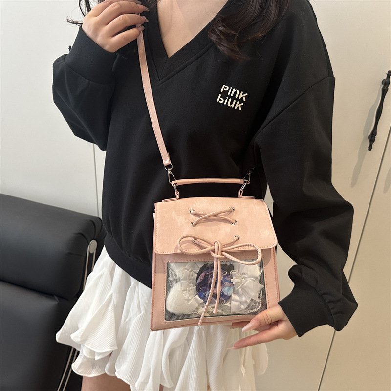 Women's bag, original trendy and versatile Japanese-style millet bag, simple niche texture, portable shoulder bag